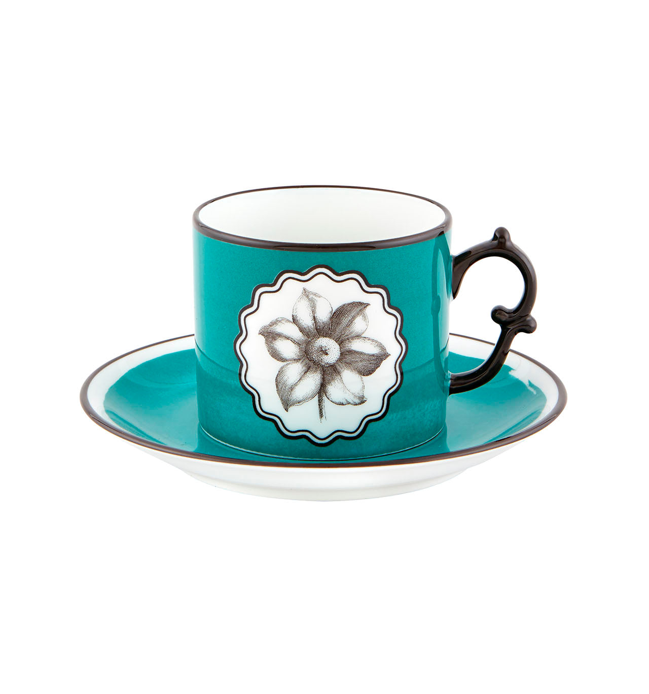 HERBARIAE COFFEE CUP AND SAUCER