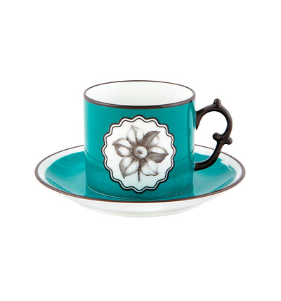 HERBARIAE COFFEE CUP AND SAUCER