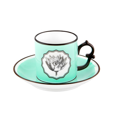 HERBARIAE COFFEE CUP AND SAUCER