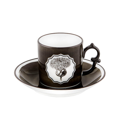 HERBARIAE COFFEE CUP AND SAUCER