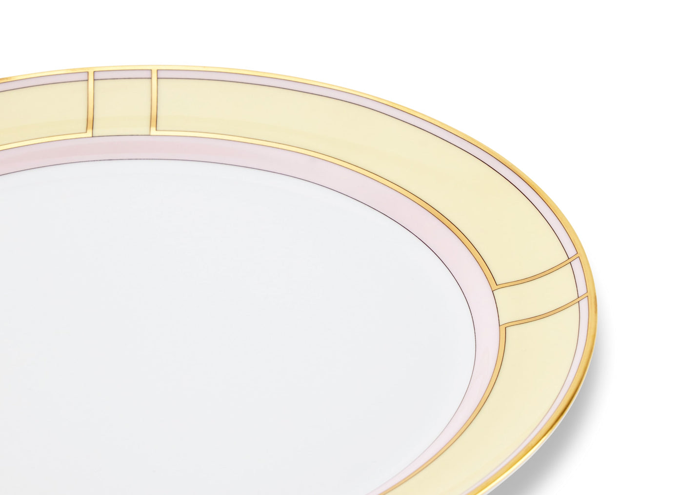 GINORI 1735 DIVA FLAT PLATES GIALLO