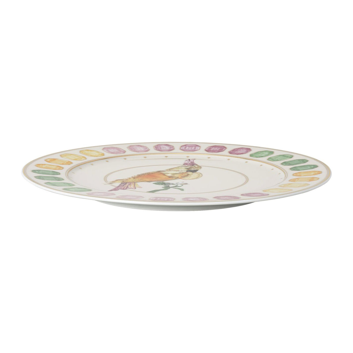 Swarovski IDYLLIA Cockatoo - Service plate 33 cm
