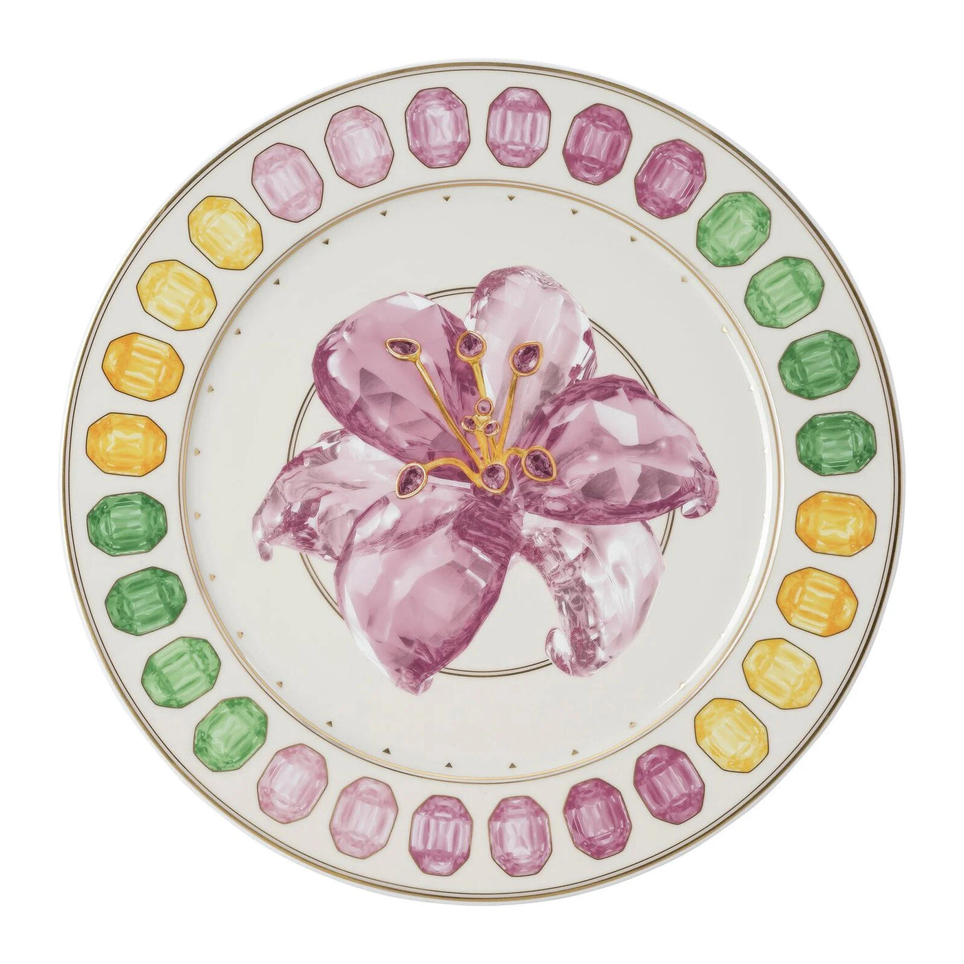 Swarovski IDYLLIA Lily - Service plate 33 cm