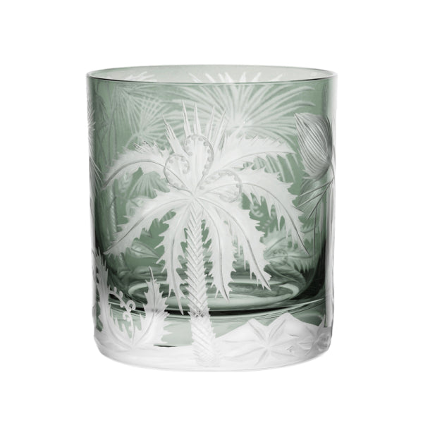 Primeval Palms Double Old Fashioned Clear