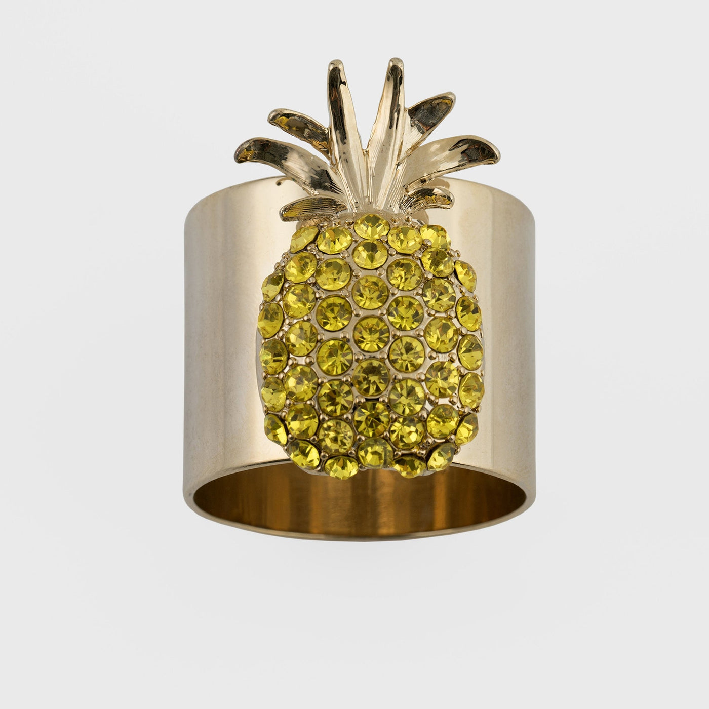 Joanna Buchanan - Pineapple napkin rings, yellow, set of two