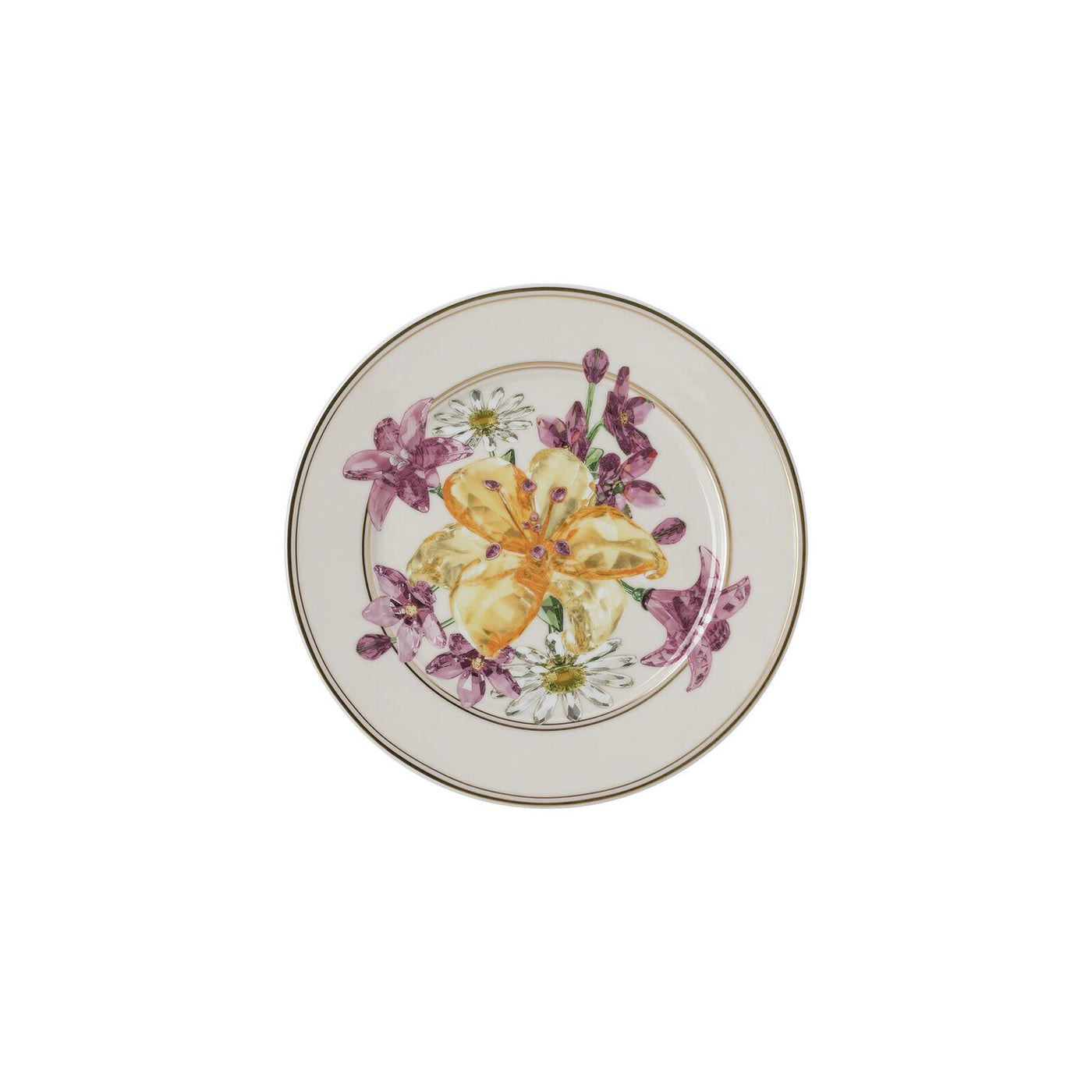 Swarovski IDYLLIA Bouquet - Plate 18 cm
