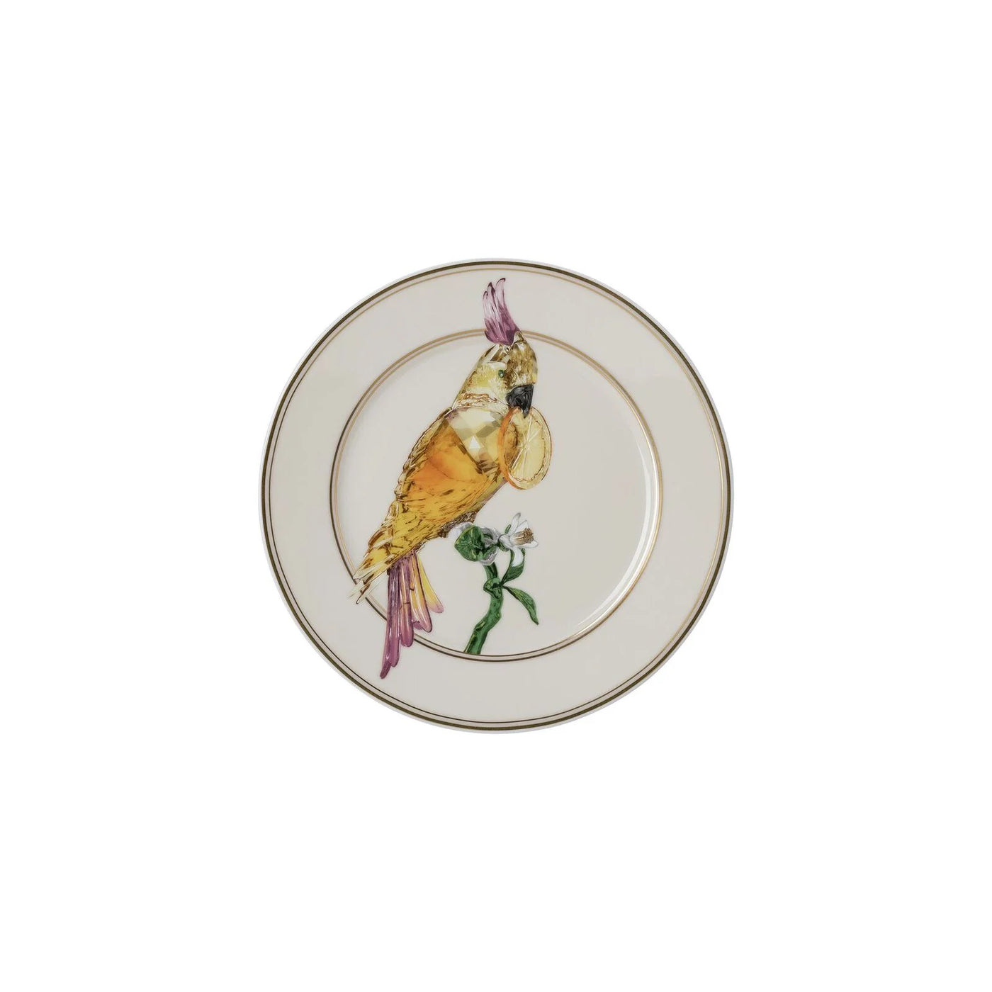 Swarovski IDYLLIA Cockatoo - Plate 18 cm