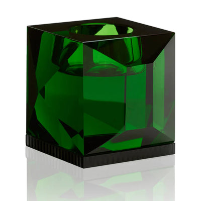 Reflections  - Ophelia Green/Black Tealight Holder