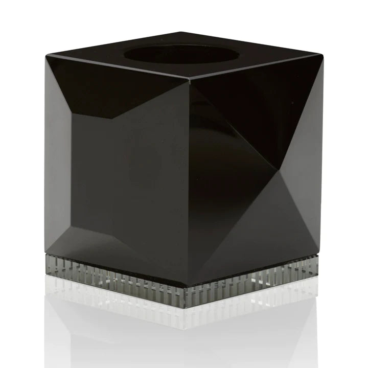 Reflections  - Ophelia Black/Clear Tealight Holder