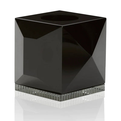 Reflections  - Ophelia Black/Clear Tealight Holder