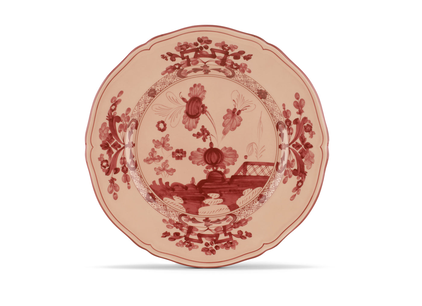 GINORI 1735 CITRINO ORIENTE ITALIANO CHARGER PLATE VERMIGLIO