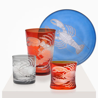 Artal Lobster Double Old Fashioned Blue