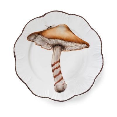 Alberto Pinto - Les Champignons Dessert Plates - Set of 6
