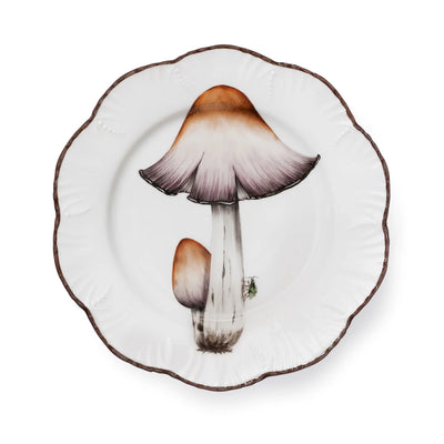 Alberto Pinto - Les Champignons Dessert Plates - Set of 6