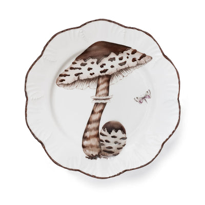Alberto Pinto - Les Champignons Dessert Plates - Set of 6