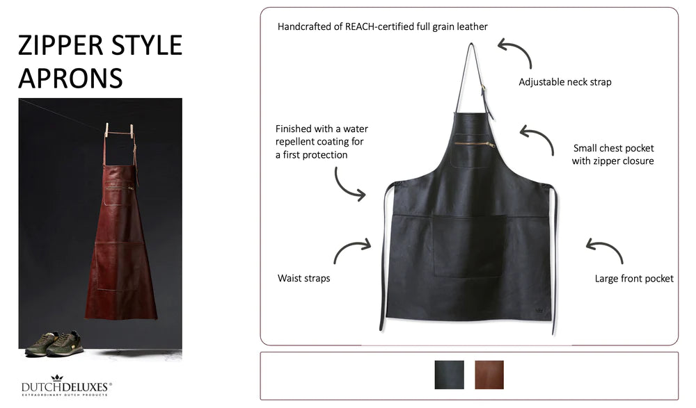 Dutch Deluxes Zipper Style Apron