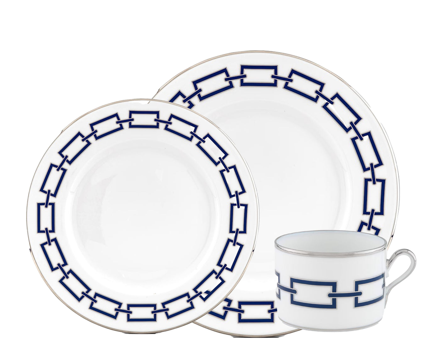 GINORI 1735 CATENE ZAFFIROCHARGER PLATE 31cm