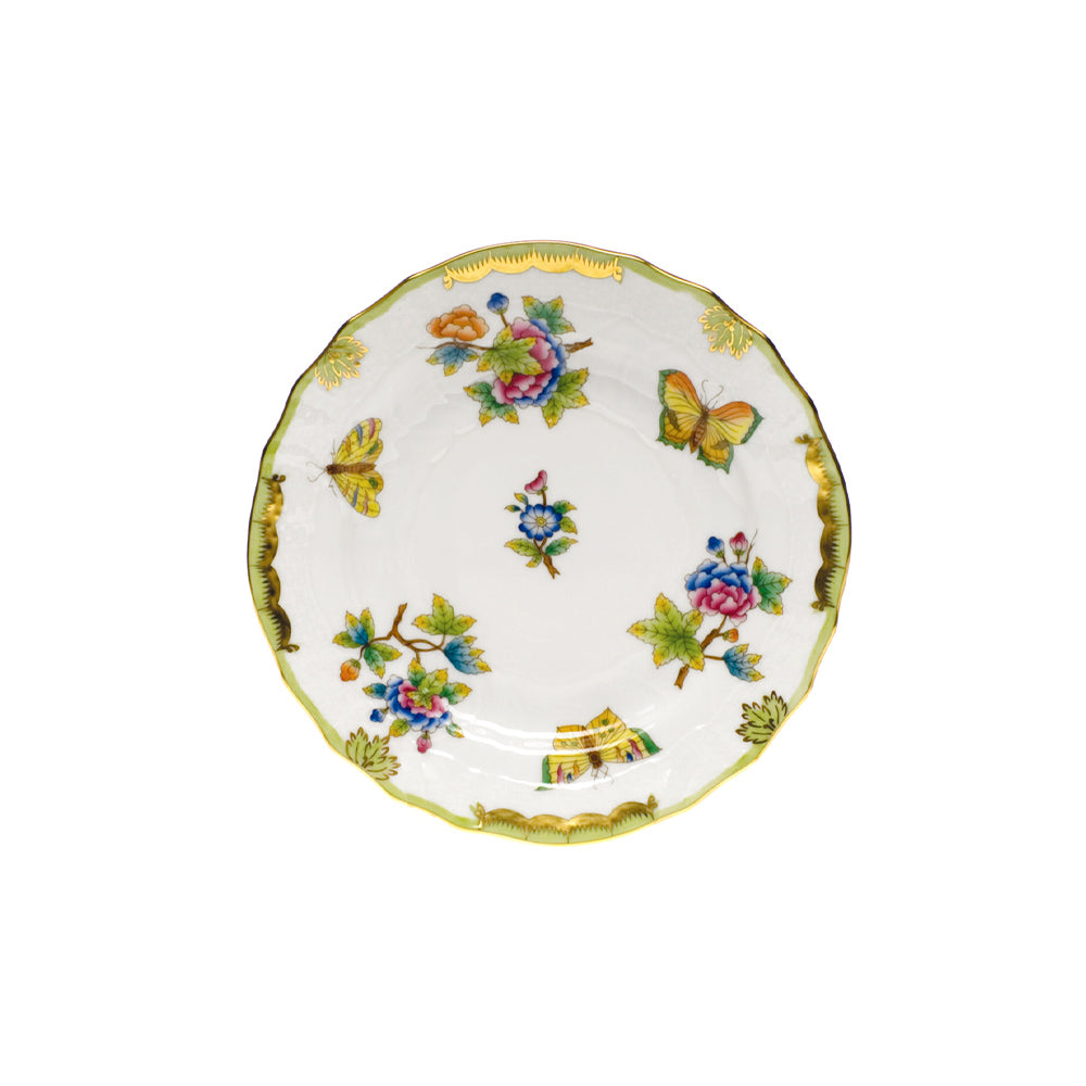 Herend Queen Victoria Green Bread & butter plate 19 cm