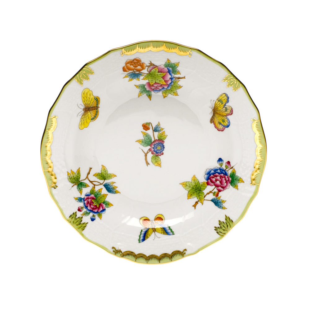 Herend Queen Victoria Green Dessert plate 26 cm