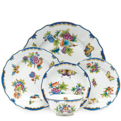 Herend Silk Ribbon Mint Dinner plate 26 cm