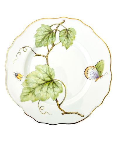 Anna Weatherley Designs - ATS4 - Garden Leaves Salad/Dessert Plate