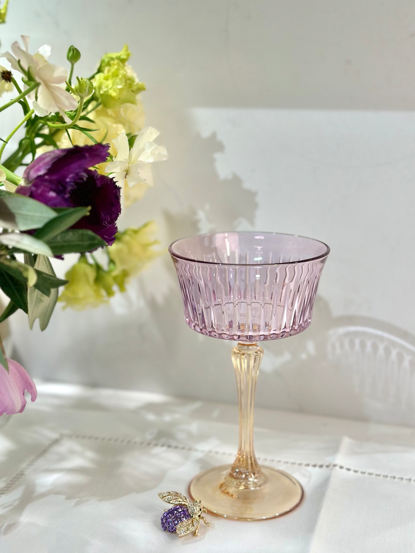 Murano - Domina 24 Champagne Coupe Lilac