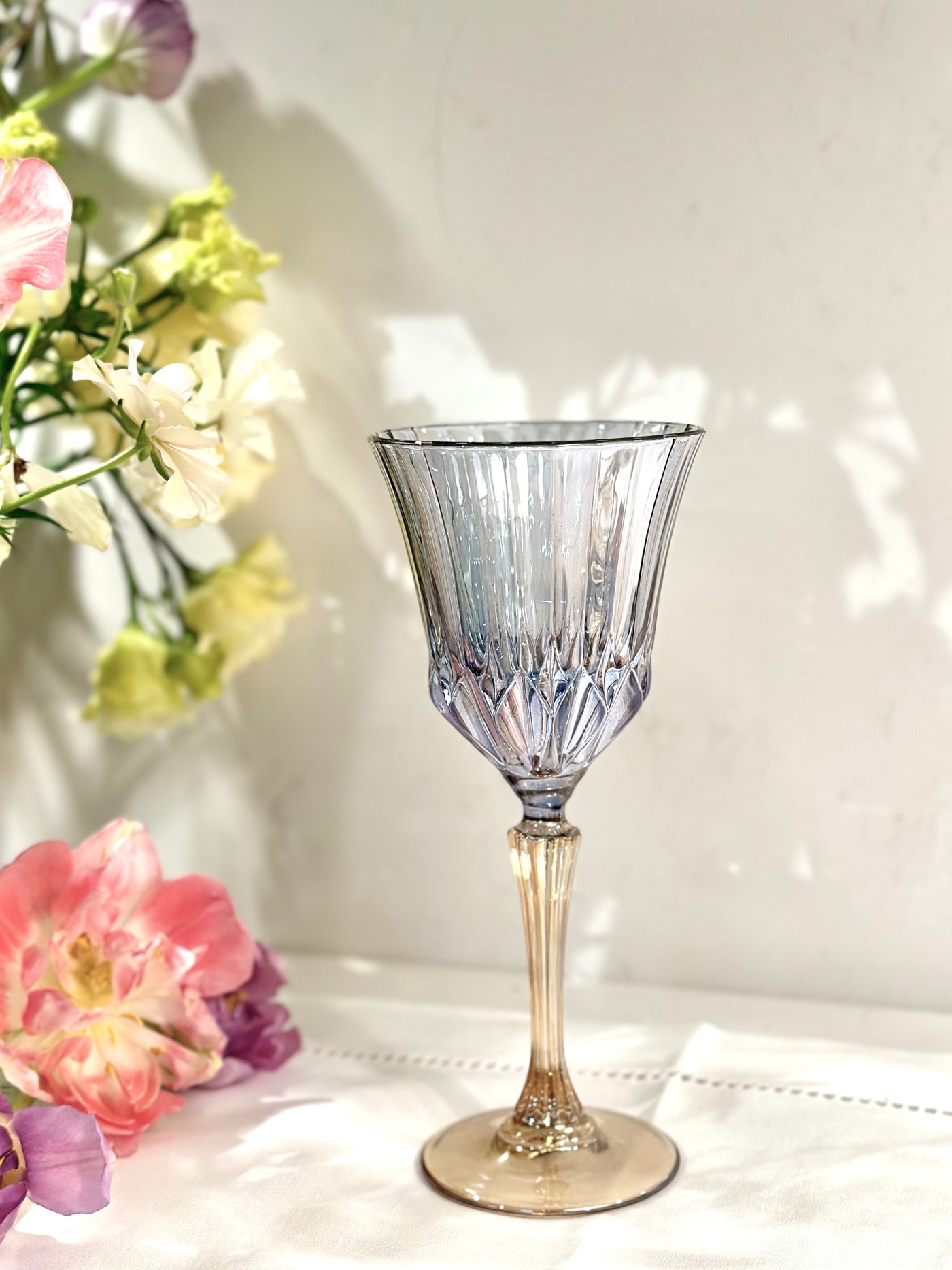 Murano - Ada 04 Wine glass Blue