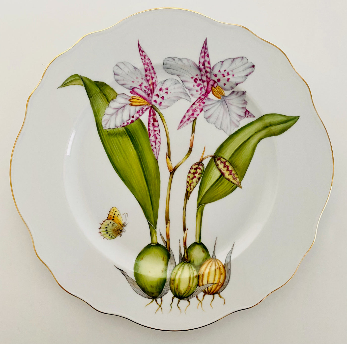 Anna Weatherley Designs - OR2 - Orchid Dinner Plate