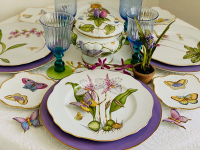 Anna Weatherley Designs - Lilac Colored Charger Plates