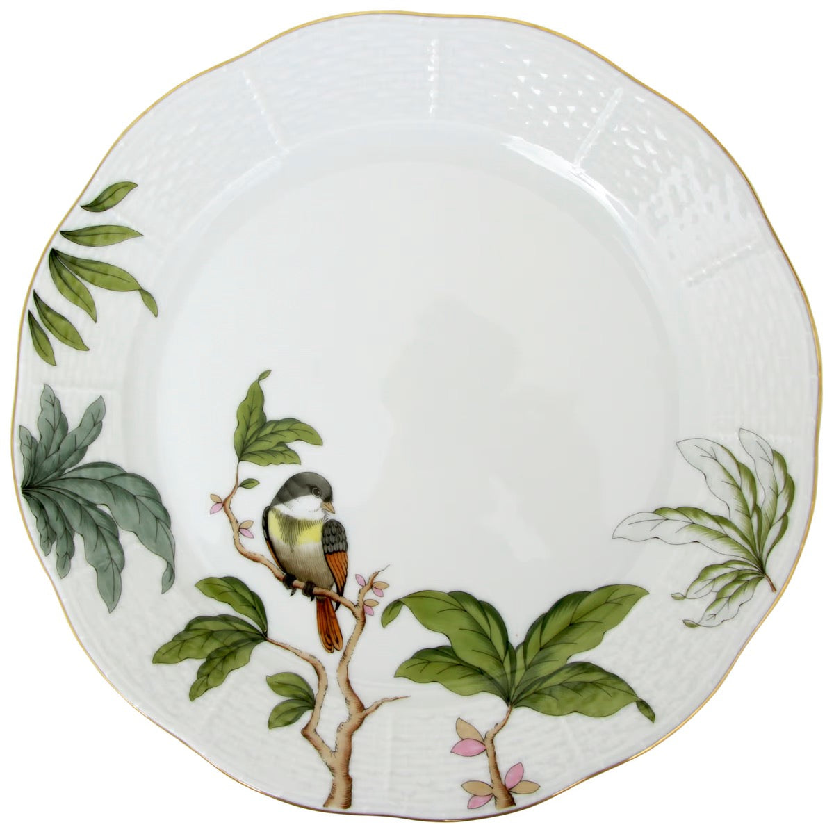 HEREND - Foret  Bird 3 Dinner plate