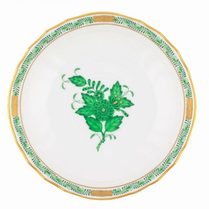 HEREND - Chinese Bouquet Green cup & Saucer