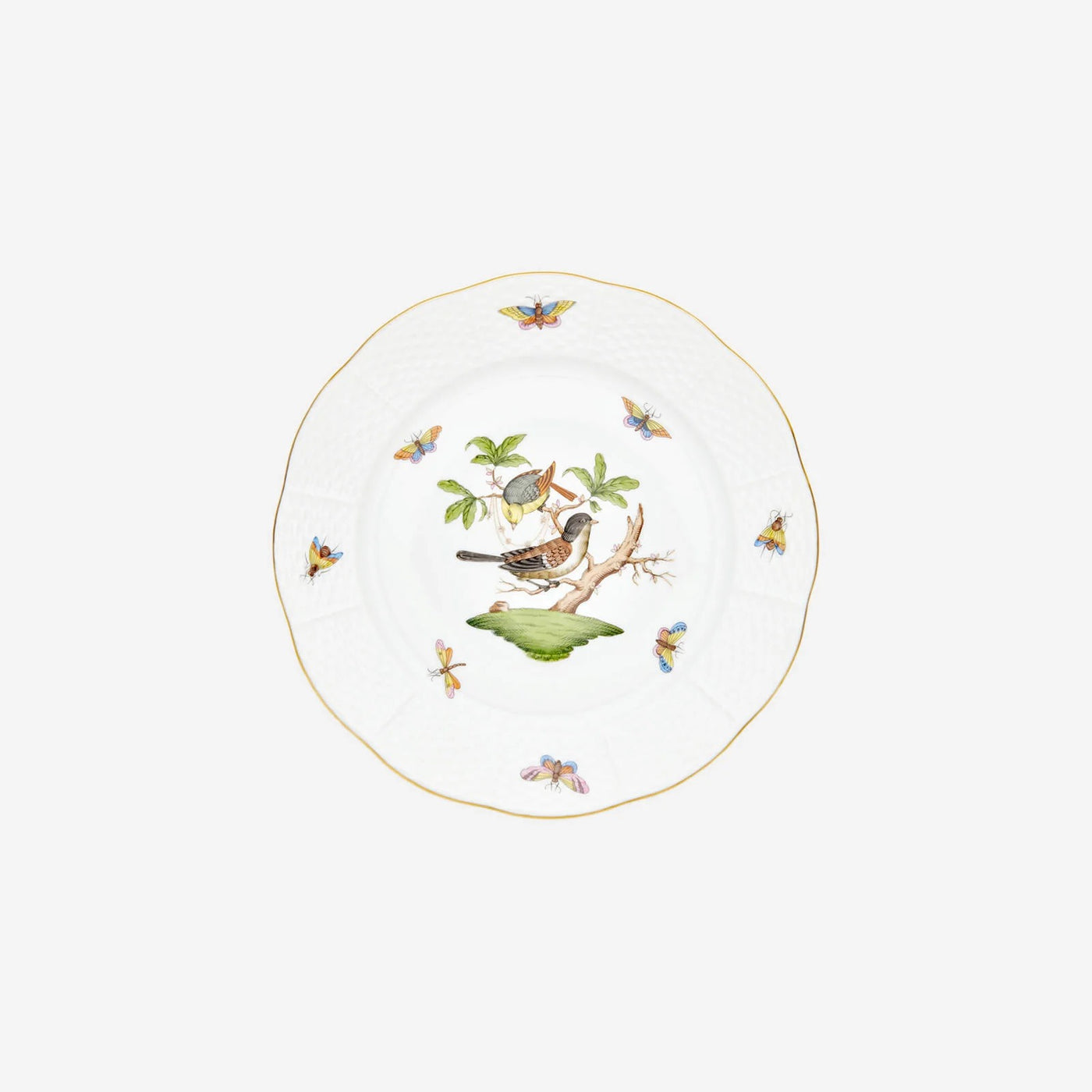 HEREND - Rothschild Bird Dessert Plate