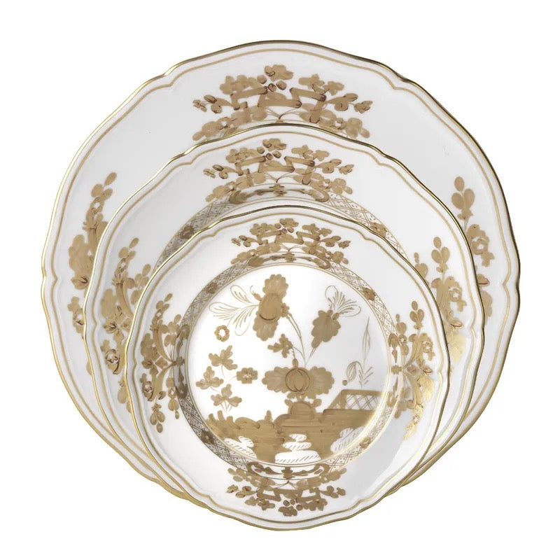 GINORI 1735 AURUM ORIENTE ITALIANO set of 2 bread plates