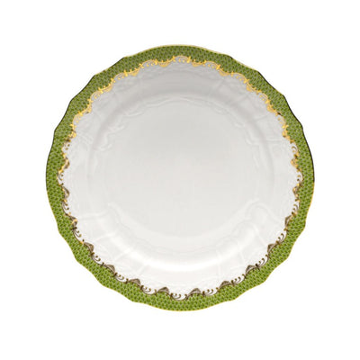 Herend Fish Scale Evergreen Dessert Plate