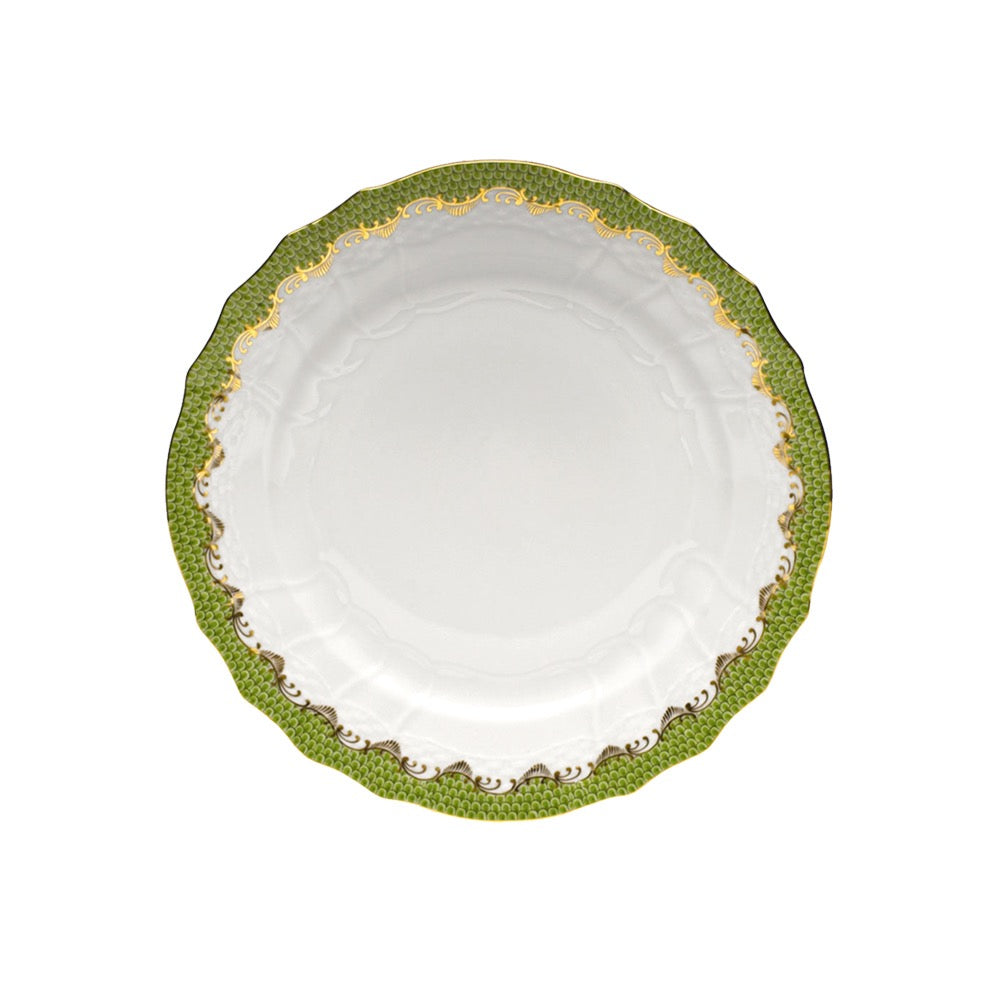 Herend Fish Scale Evergreen Salad Plate