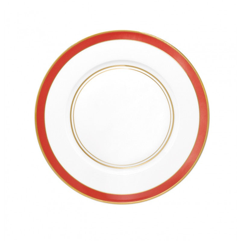 Cristobal Rouge Collection Rim plate no 1 flat 27cm