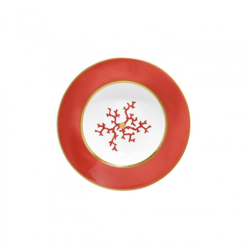 Cristobal Rouge Collection Rim plate coup  21cm