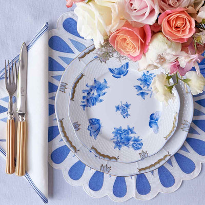 Herend Fortuna Blue Dessert Plate