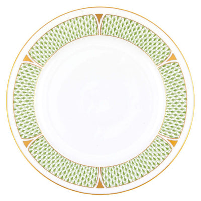 Herend Art Deco Green Service Plate