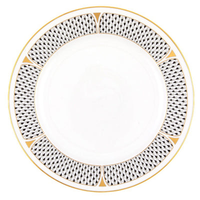 Herend Art Deco Black Service Plate