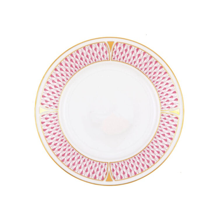 Herend Art Deco Raspberry Salad Plate