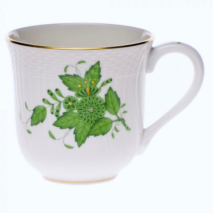 HEREND - Chinese Bouquet Green Mug