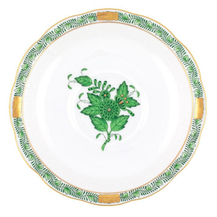 HEREND - Chinese Bouquet Green Tea Cup & Saucer