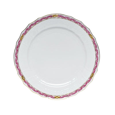 Herend Chinese Bouquet Garland Raspberry Dessert Plate