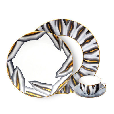 Marie Daage Verdure  Blue Céleste Custom Dinnerware