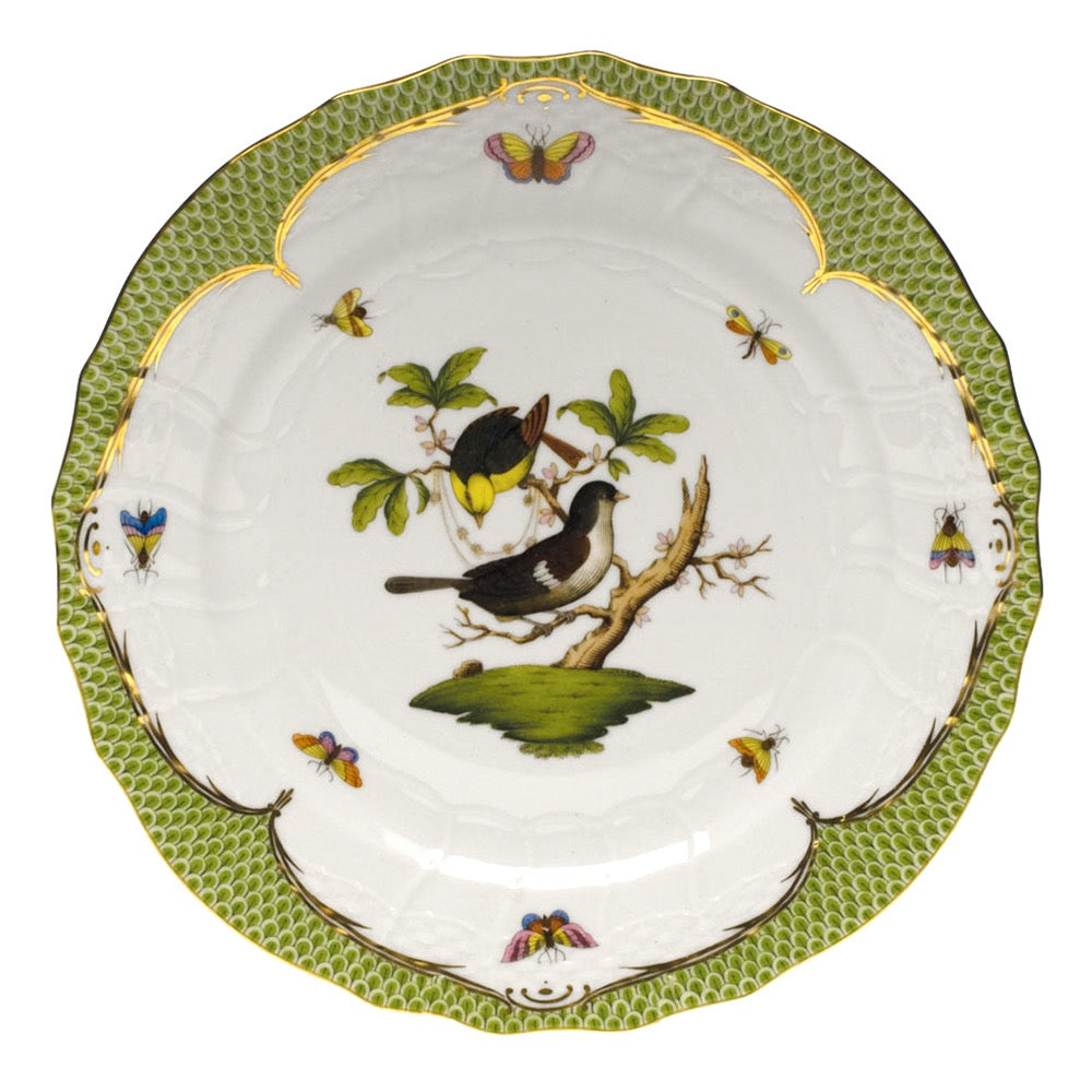 Herend Rothschild Bird Green Service Plate