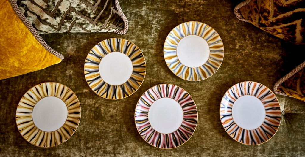 Marie Daage Verdure Gris Perlé Custom Dinnerware