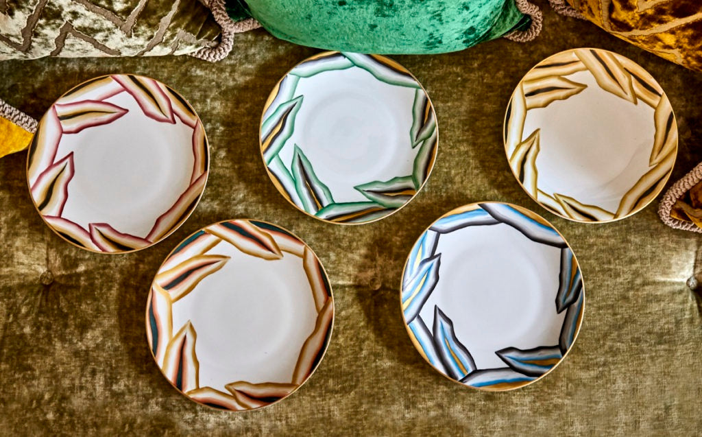 Marie Daage Verdure Gris Perlé Custom Dinnerware
