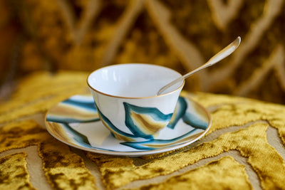 Marie Daage Verdure Gris Perlé Custom Dinnerware