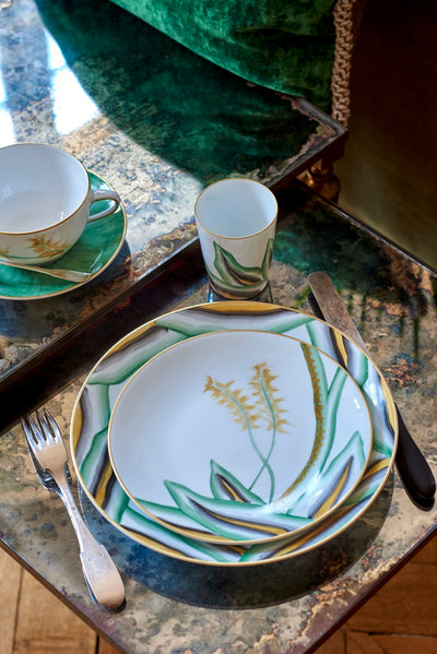 Marie Daage Verdure Gris Perlé Custom Dinnerware